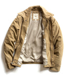 Sage Suede Bomber Jacket