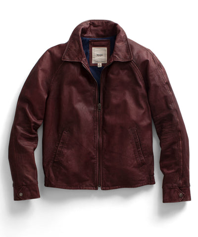 Maroon Raglan Prep Jacket
