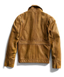 Camel Leather Utility Jacket