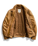 Camel Leather Utility Jacket