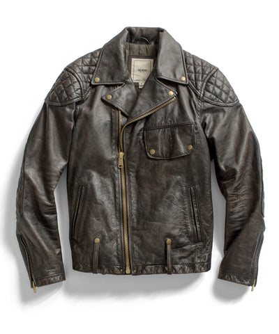 Black Leather Motorcycle Jacket
