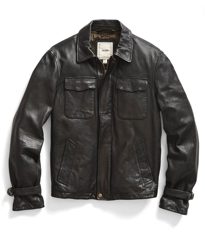 Black Leather Paul Jacket