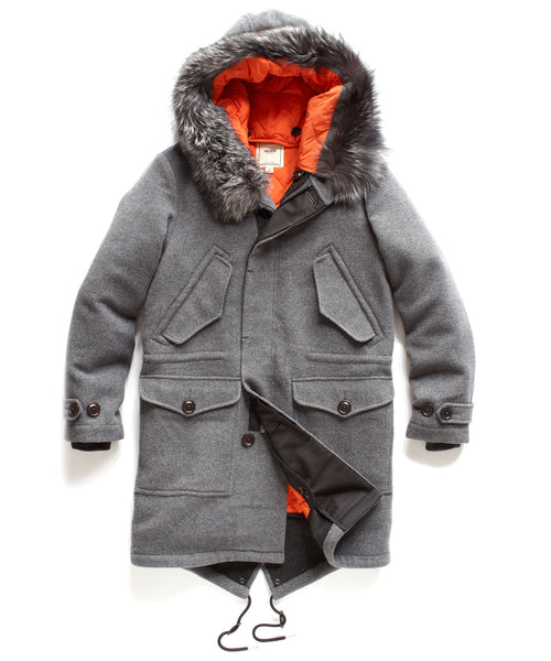 Grey/Orange Fox Fur Marshcoat