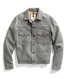 Charcoal Double Face Wool Jean Jacket