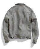 Charcoal Double Face Wool Jean Jacket