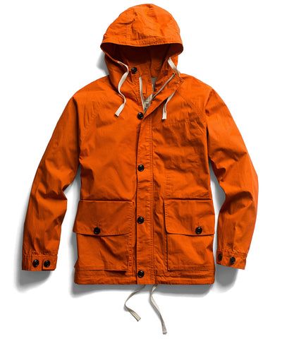 Orange Marina Zip-Up Jacket