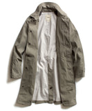 Grey Doubleface Bonded Trench