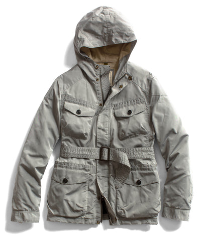 Grey Hooded Jacket