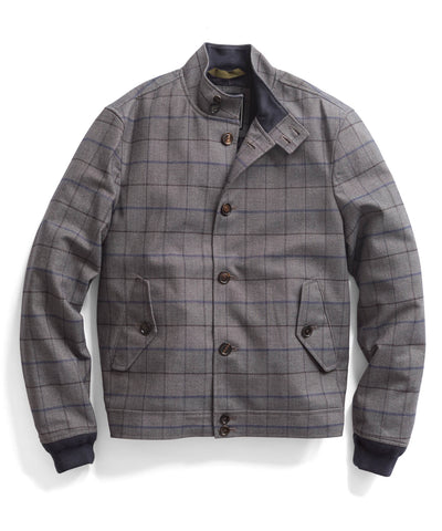 Grey Plaid Barracuda Jacket