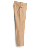 Beige Solid Plain Weave Pant