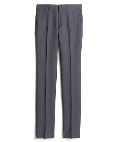 Blue Chambray Suit Pant