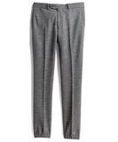Navy Herringbone Suit Pant