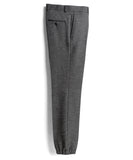Charcoal Herringbone Suit Pant