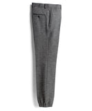 Navy Herringbone Suit Pant