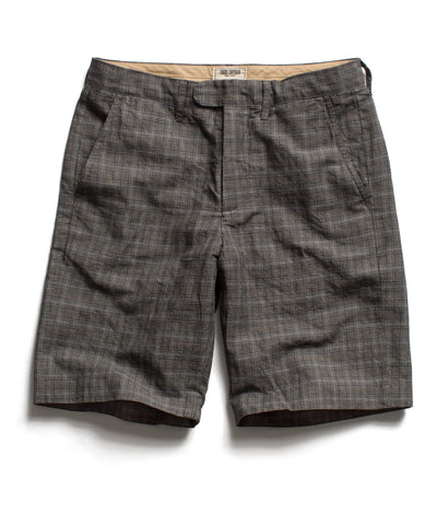 Grey Windowplaid Club Short