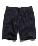 Navy Plaid Club Short
