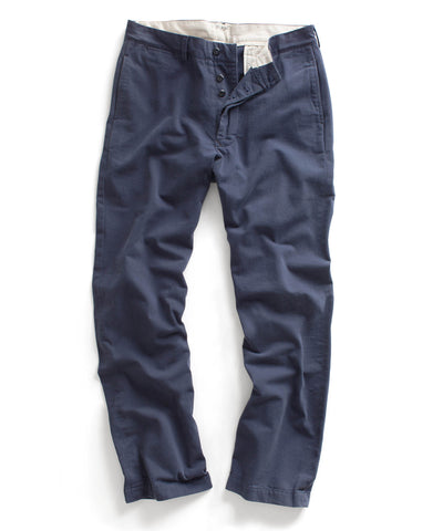 Navy Selvedge Officer Pant