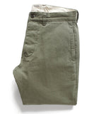 Olive Selvedge Officer Pant