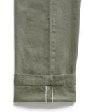 Olive Selvedge Officer Pant
