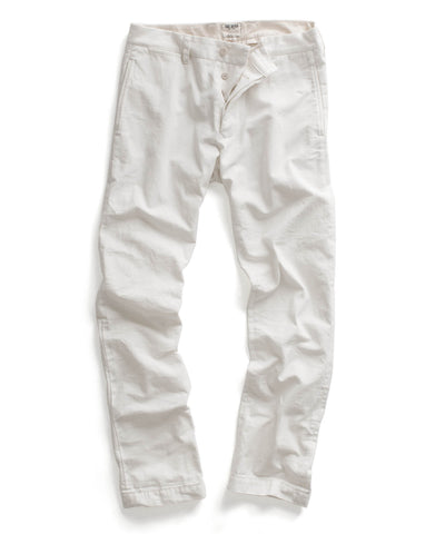 White Selvedge Officer Pant