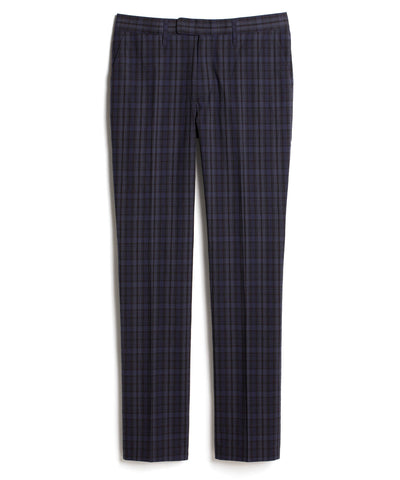 Navy Plaid Pant