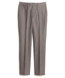 Grey Solid Plain Weave Pant