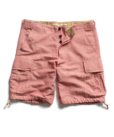 Red Stripe Cargo Short