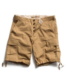 Beige Panama Cargo Short