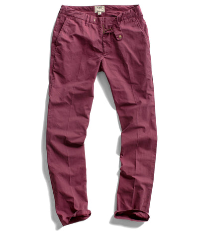 Maroon Basic Chino