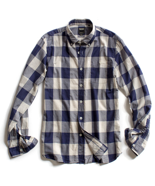 Blue Large Gingham Shirt