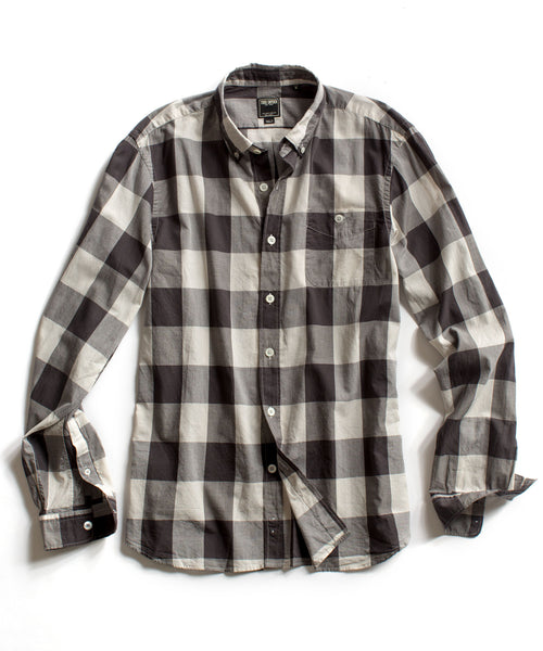 Grey Large Gingham Shirt