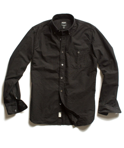 Black Selvedge Oxford Shirt