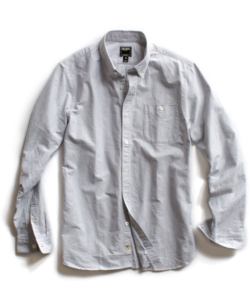 Grey Heather Selvedge Oxford Shirt