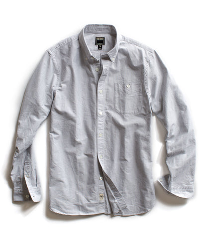 Grey Heather Selvedge Oxford Shirt