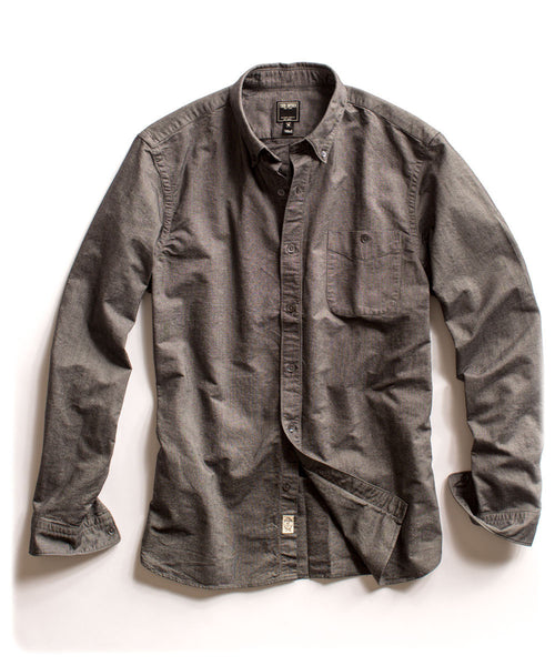 Grey Selvedge Oxford Shirt