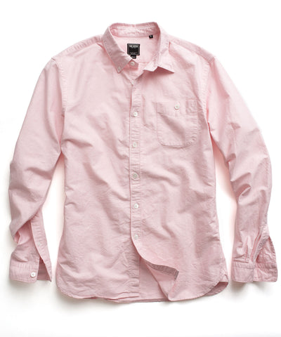Pink Selvedge Oxford Shirt