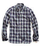 Blue Plaid Button Down Sport Shirt