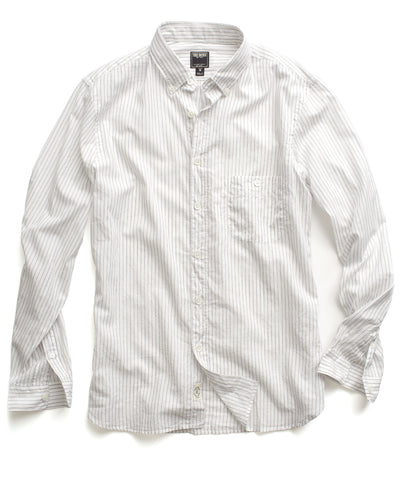 White Stripe Sport Shirt