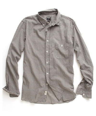 Black Plaid Sport Shirt