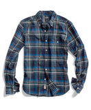 Navy Plaid Sport Shirt