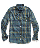 Teal Plaid Sport Shirt