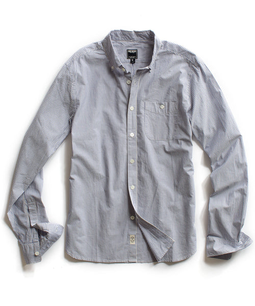 Blue-Balanced Stripe Shirt