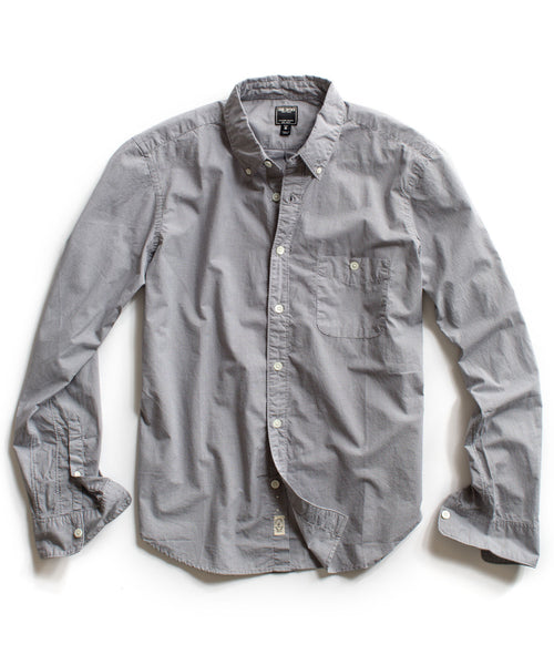 Black Micro Gingham Shirt