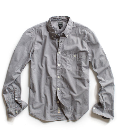 Black Micro Gingham Shirt