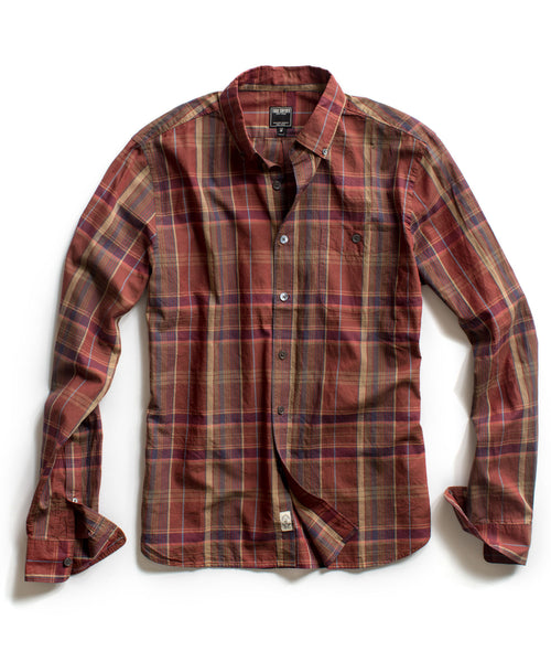 Maroon Plaid Shirt