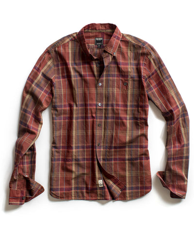 Maroon Plaid Shirt