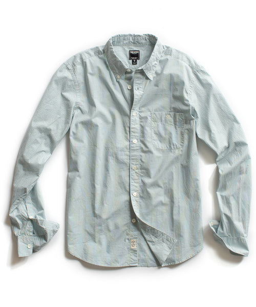 Light Blue Mini Gingham Shirt