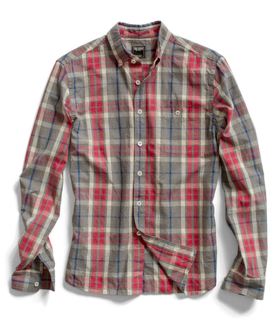 Grey Heather Plaid Shirt