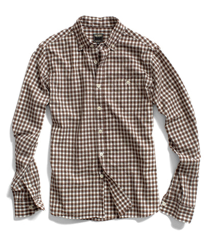 Brown Gingham Shirt