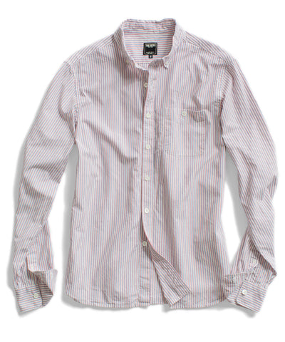 White Merit Stripe Shirt